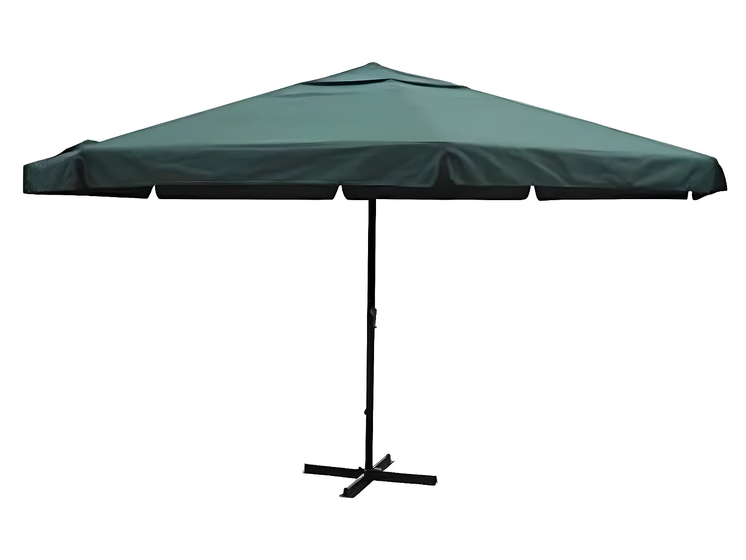 Ombrellone in alluminio 500 cm verde 02_0008734