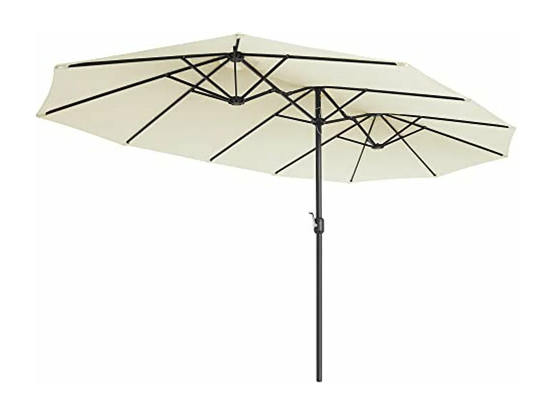 Parasol double 460 x beige 460 x 270 x 245 cm 12_0001751
