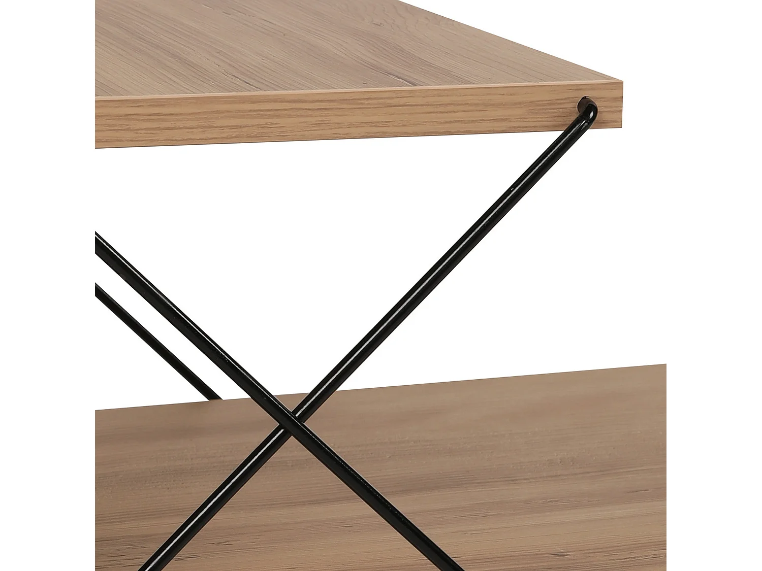 Table d'appoint 100% aggloméré plaqué mélamine, 50x55x40