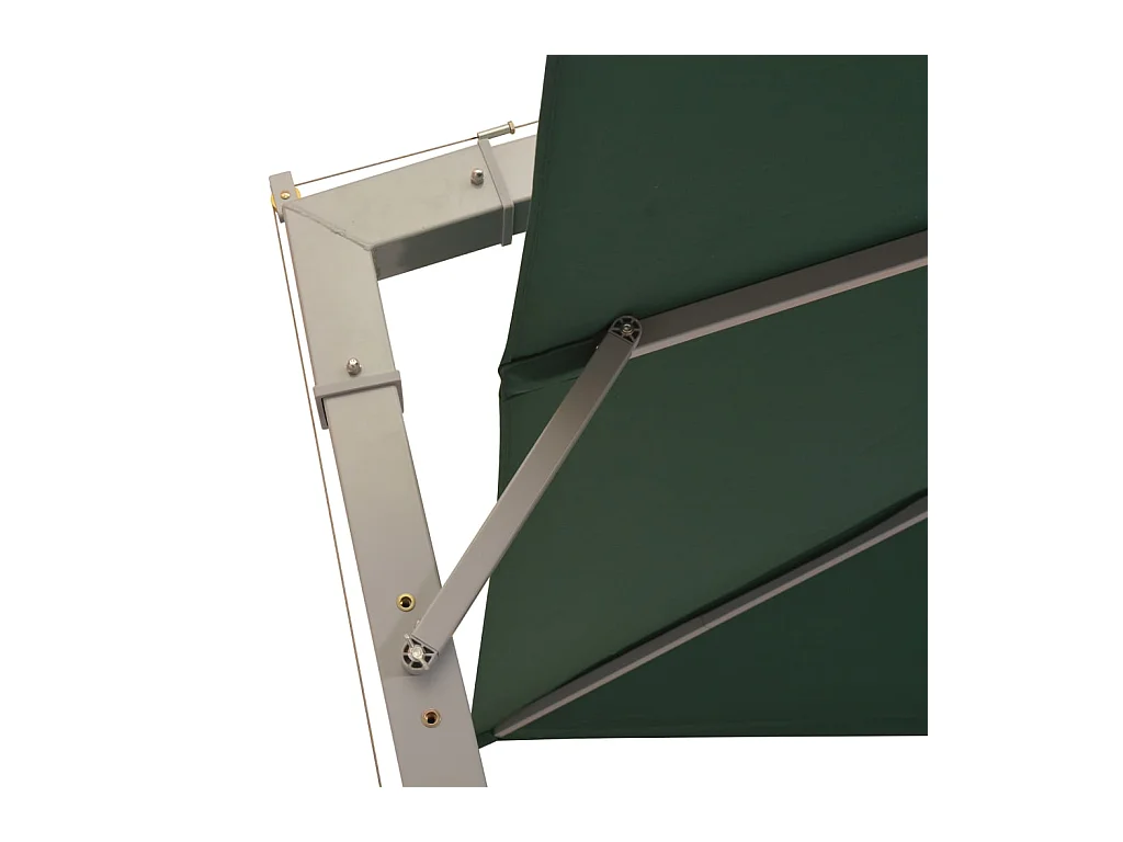 Sombrilla 300 x 300 cm poste aluminio verde 02_0008034
