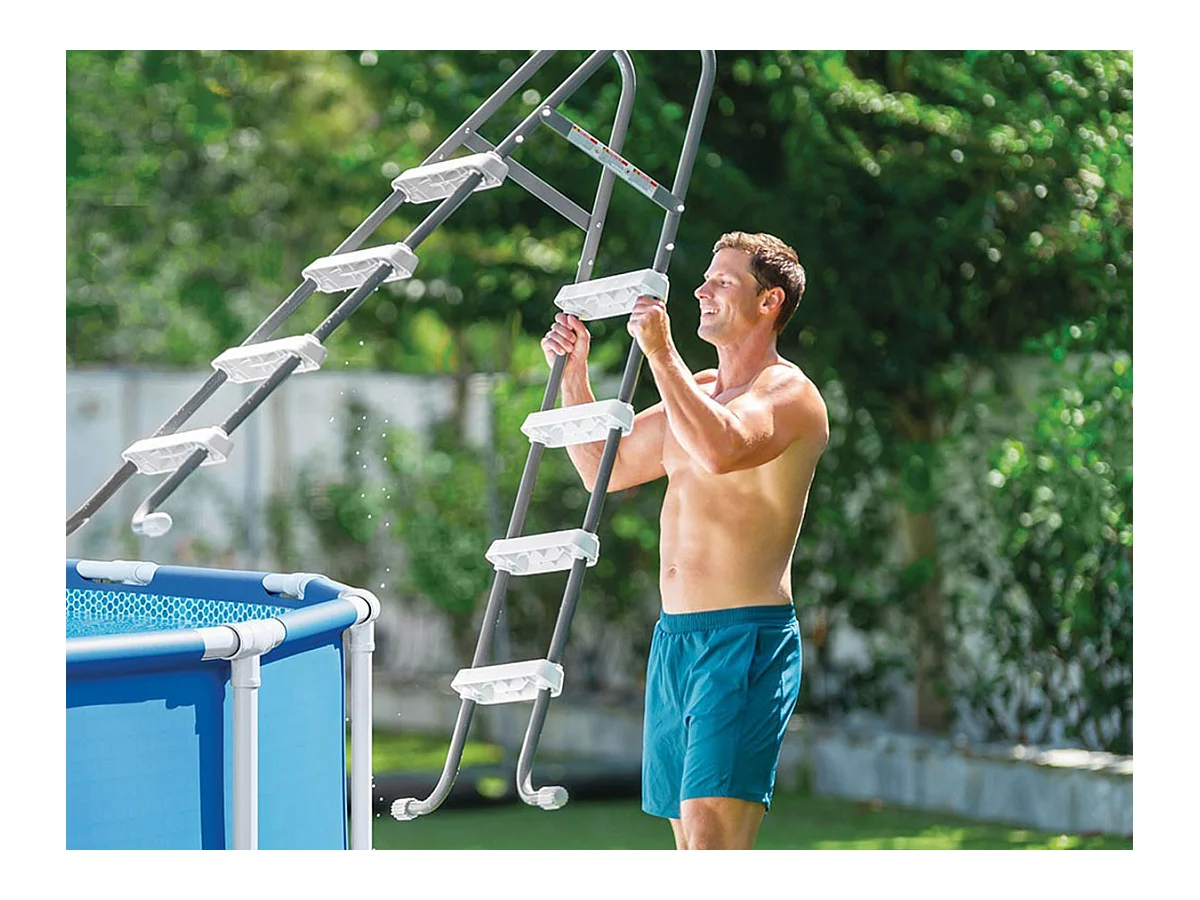 Kit Piscine Ronde "Tubulaire" 457x222cm Bleu