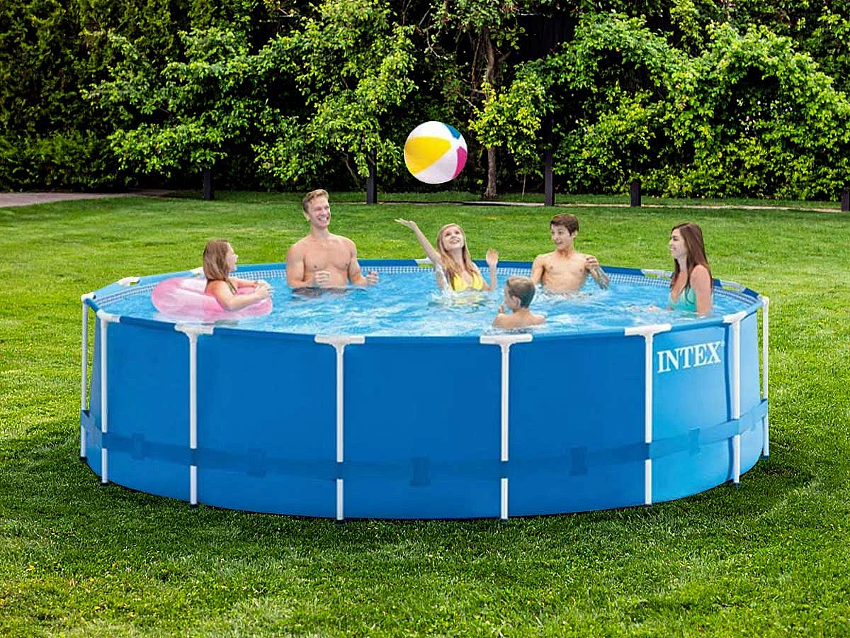 Kit Piscine Ronde "Tubulaire" 457x222cm Bleu