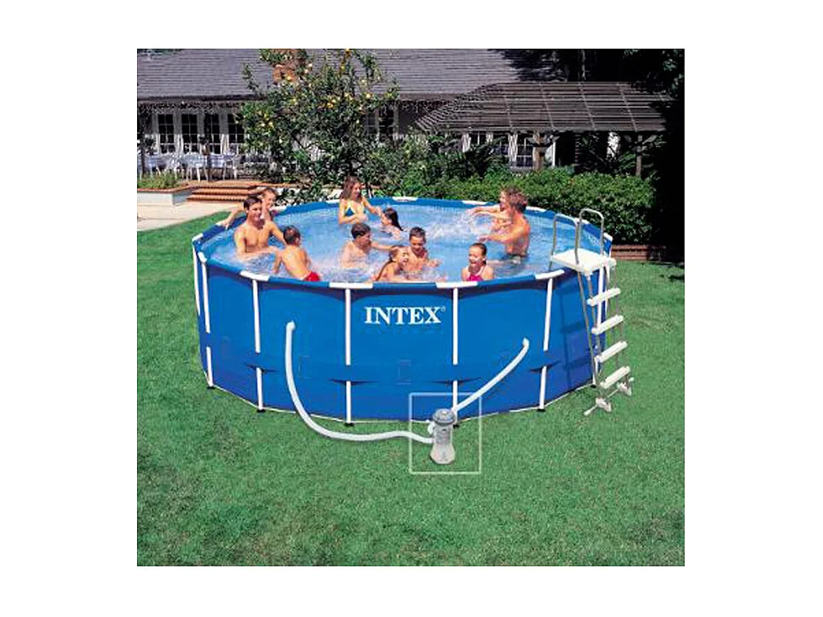 Kit Piscine Ronde "Tubulaire" 457x222cm Bleu