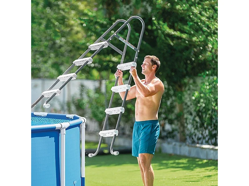 Kit Piscine Ronde "Tubulaire" 457x222cm Bleu