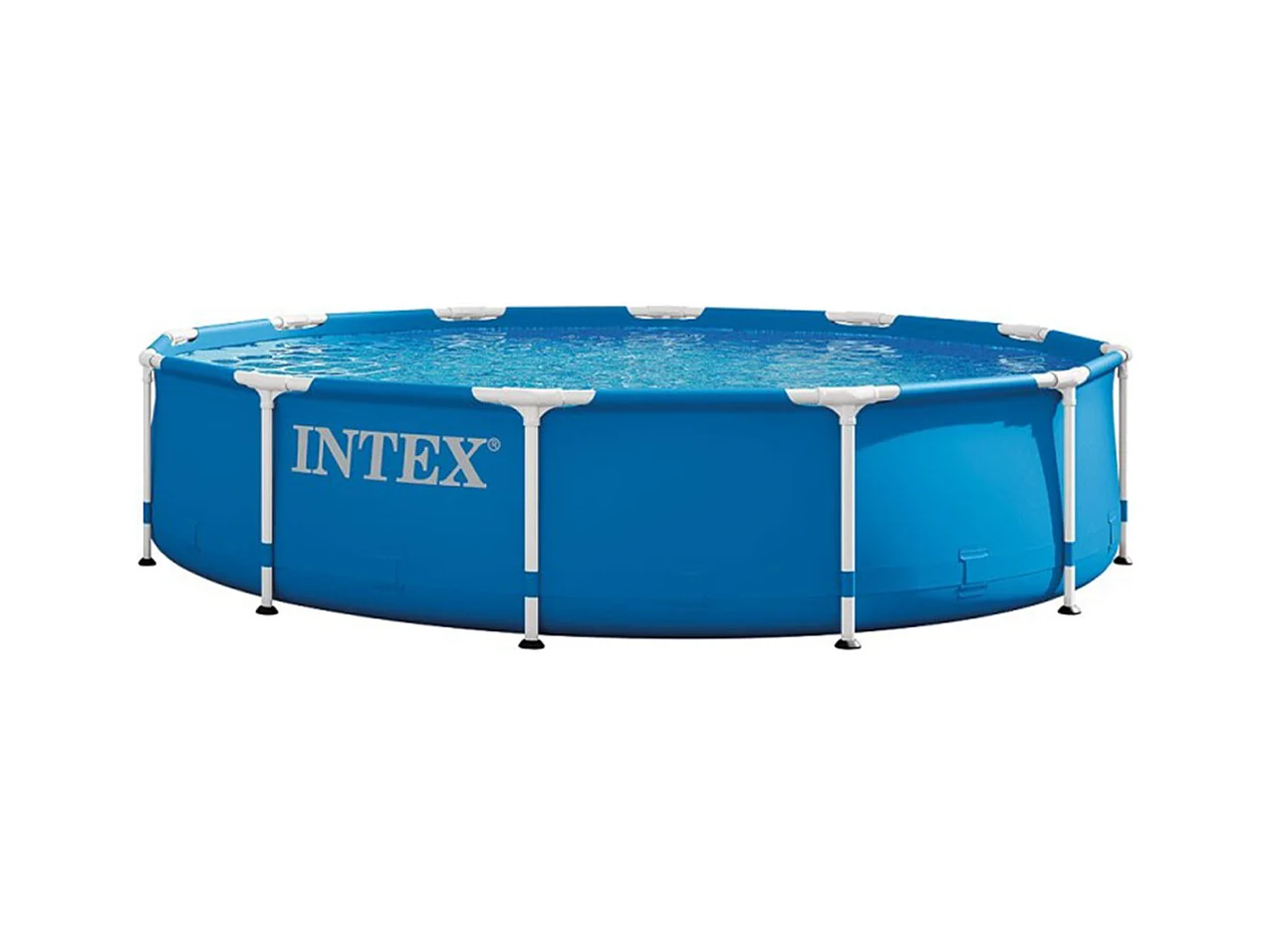 Intex rond bovengronds zwembad 366x76 cm met pomp en cartridge