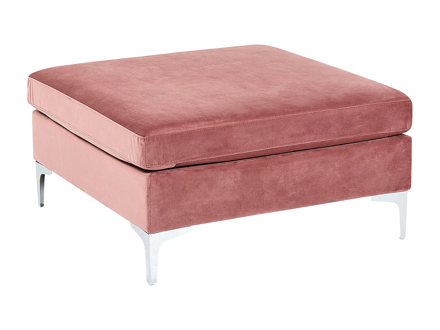 Ottomane EVJA Samtstoff Rosa