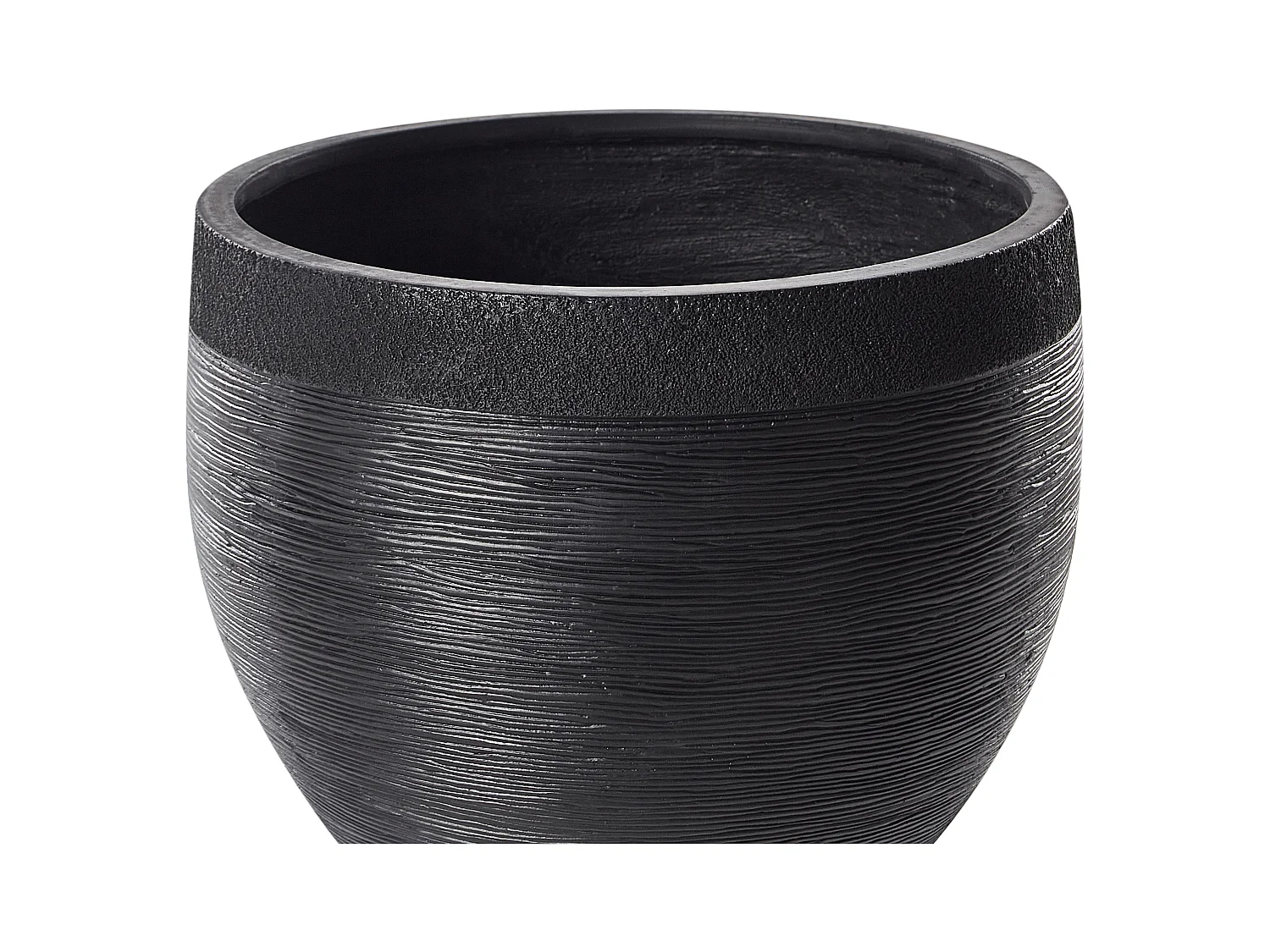 Cache-pot ZAKROS 50 cm Noir