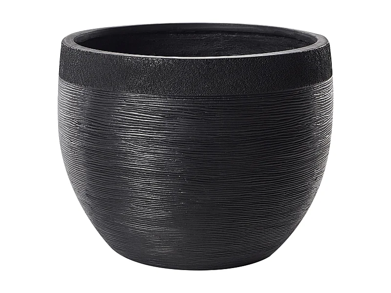 Cache-pot ZAKROS 50 cm Noir