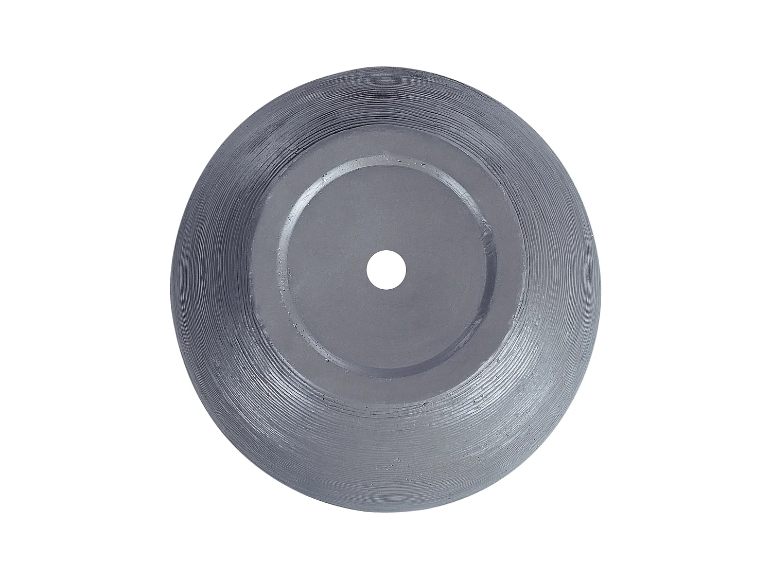 Blumentopf Glasfaser Beton-Optik grau rund 50 x 50 x 39 cm Modern Zakros