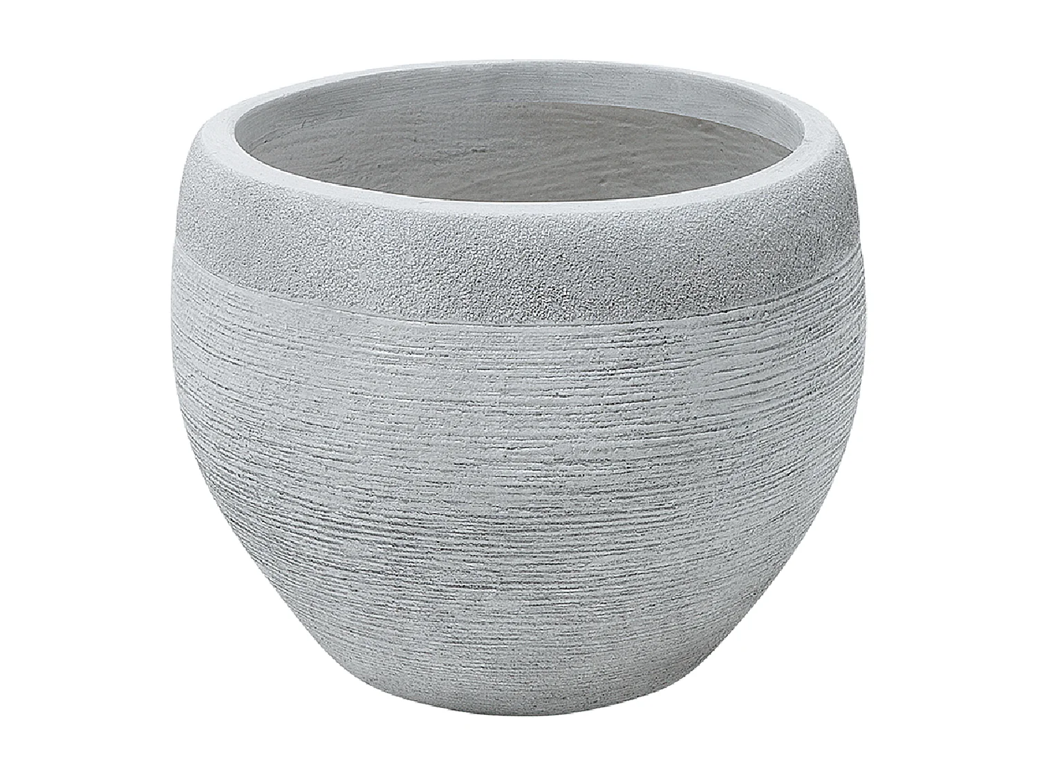 Vaso per piante ZAKROS Ceramica 38 cm Bianco