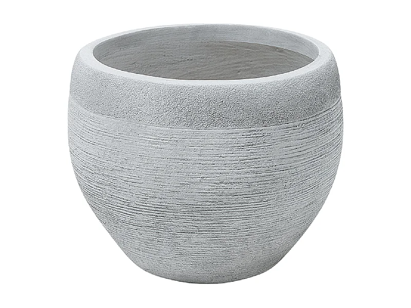 Vaso per piante ZAKROS Ceramica 38 cm Bianco