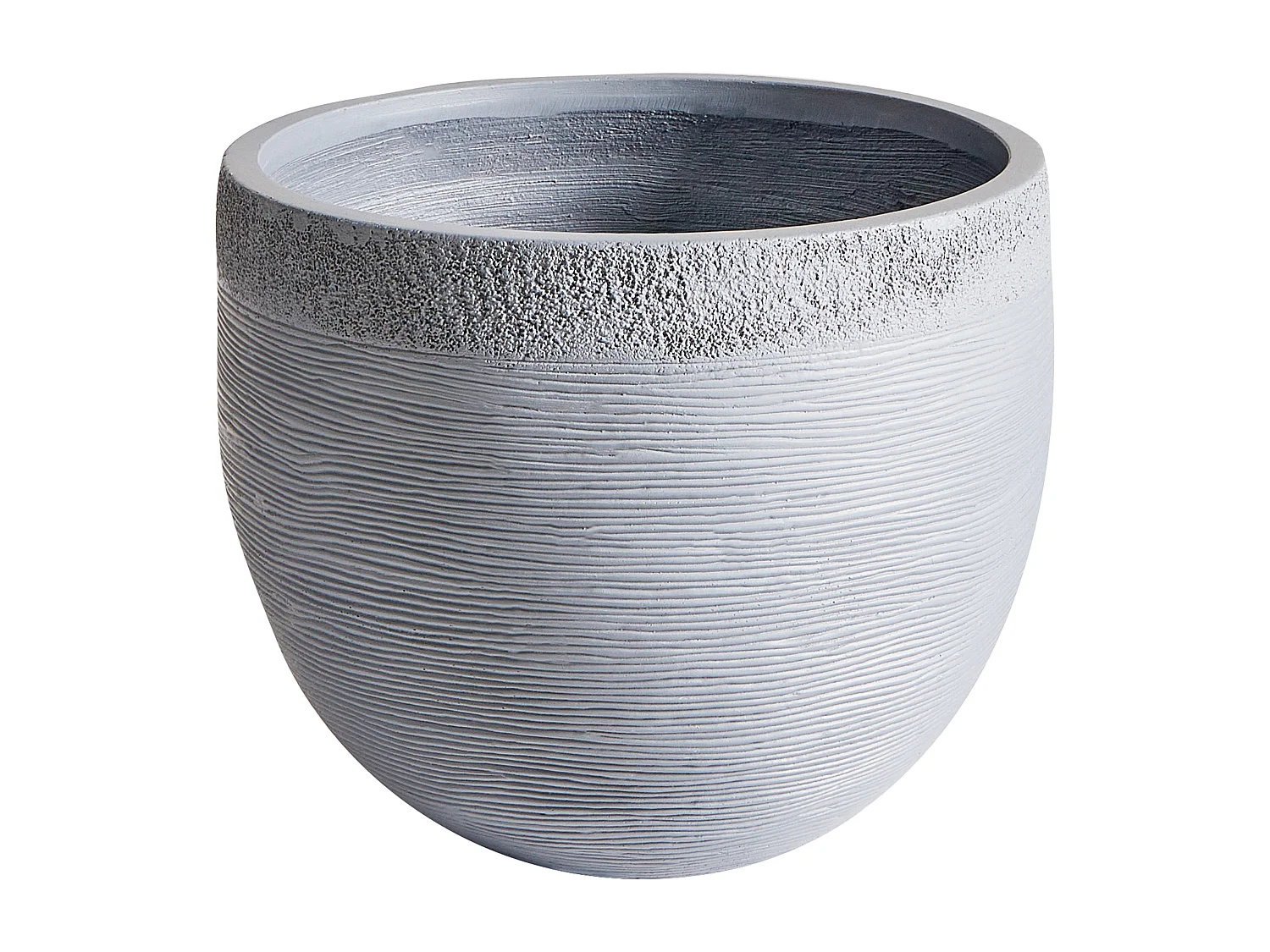 Cache-pot ZAKROS 38 cm Gris
