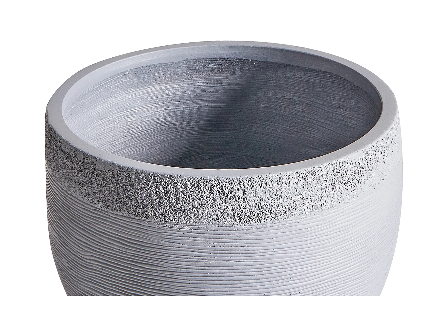 Cache-pot ZAKROS 38 cm Gris