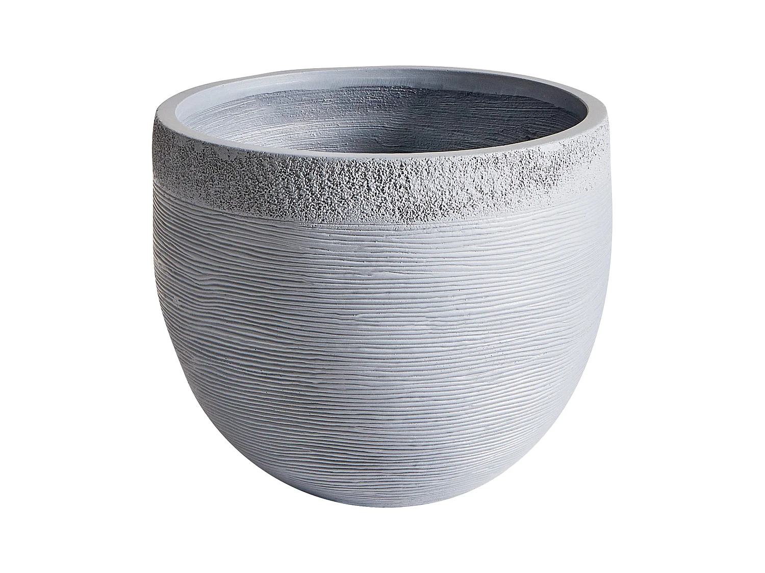 Cache-pot ZAKROS 38 cm Gris