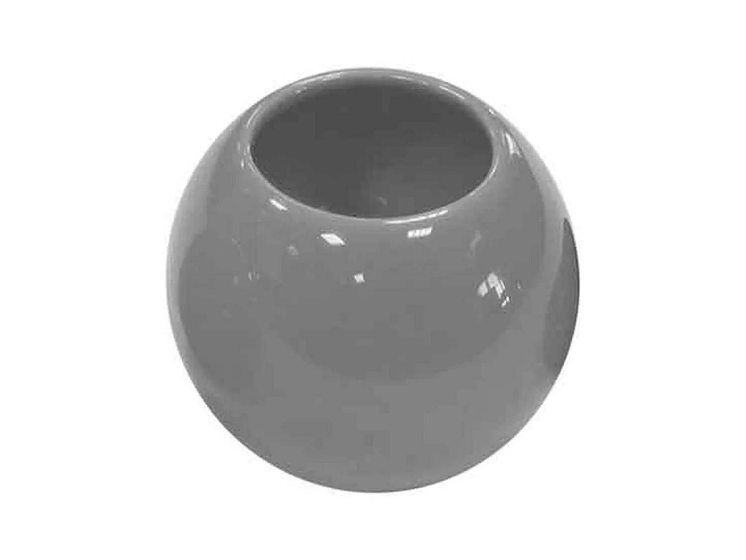 Gobelet de Salle de Bain "Bullea" 9cm Gris Clair