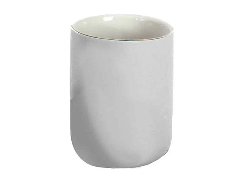 Gobelet Brosse à Dents "Mambo" 9cm Blanc