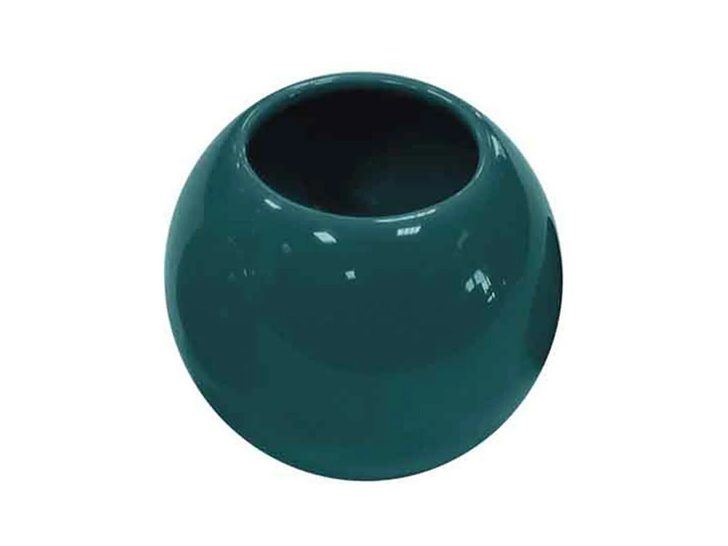 Gobelet de Salle de Bain "Bullea" 9cm Bleu Émeraude