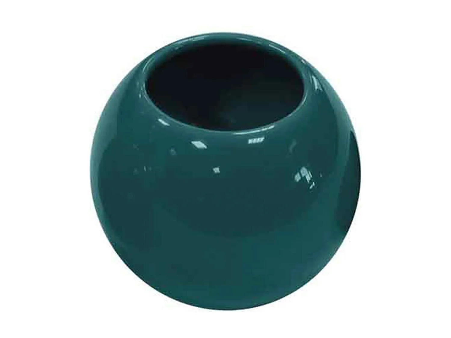 Gobelet de Salle de Bain "Bullea" 9cm Bleu Émeraude