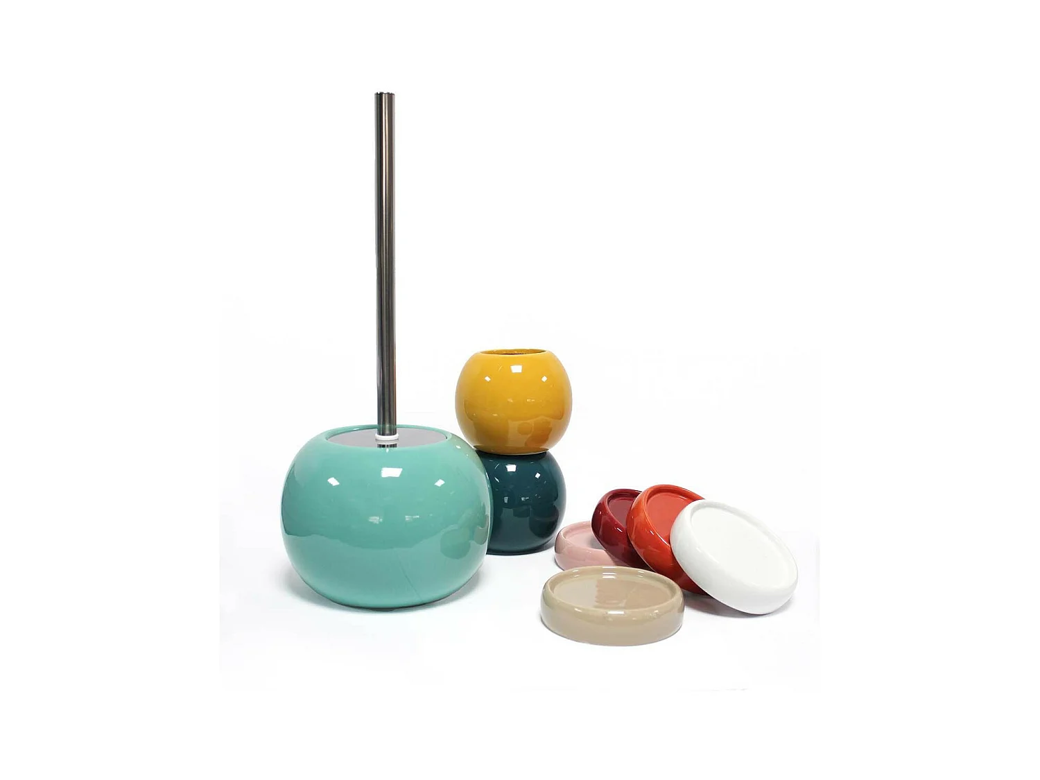 Gobelet de Salle de Bain "Bullea" 9cm Framboise