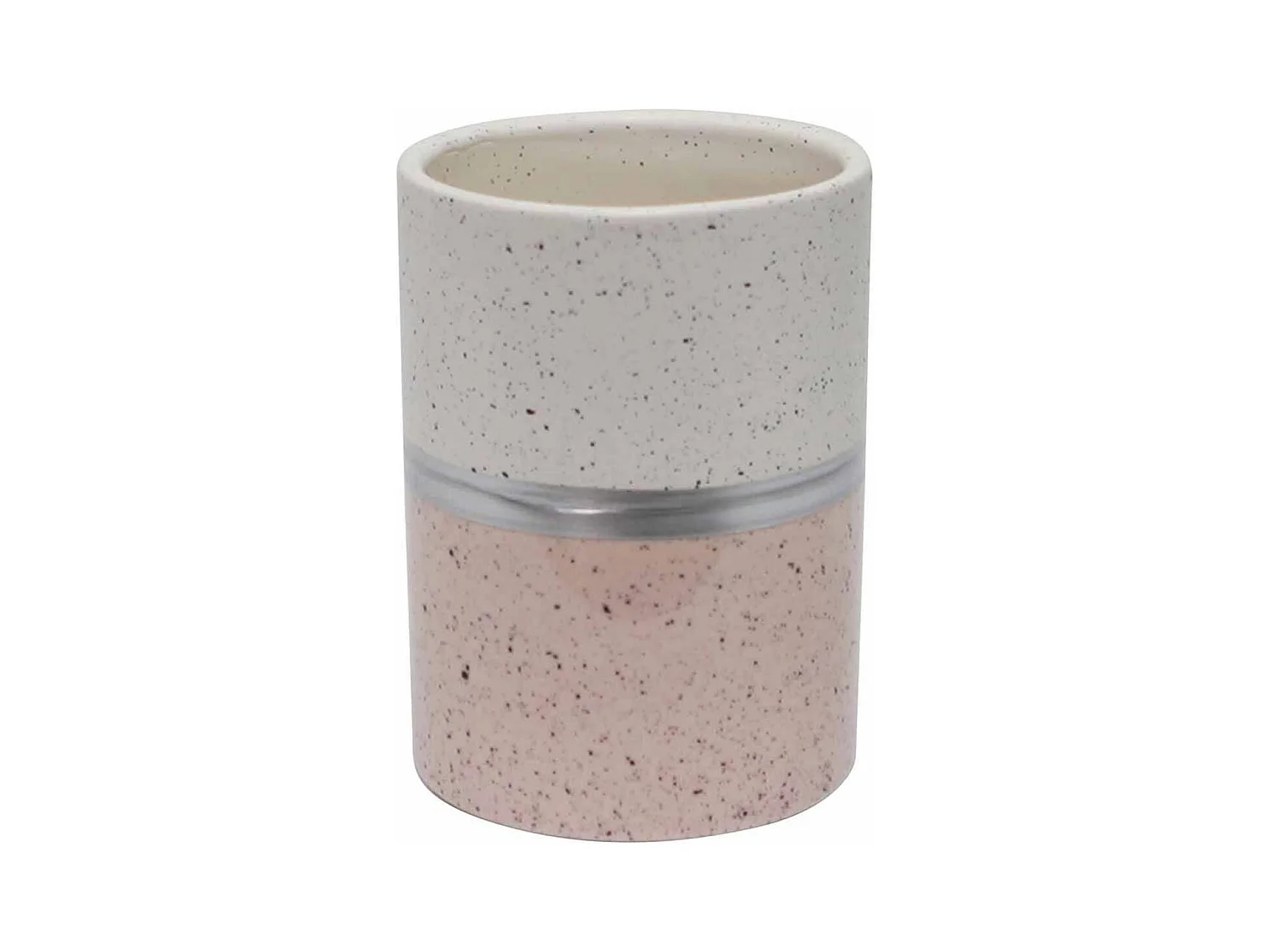 Gobelet Salle de Bain Design "Skyline" 10cm Rose