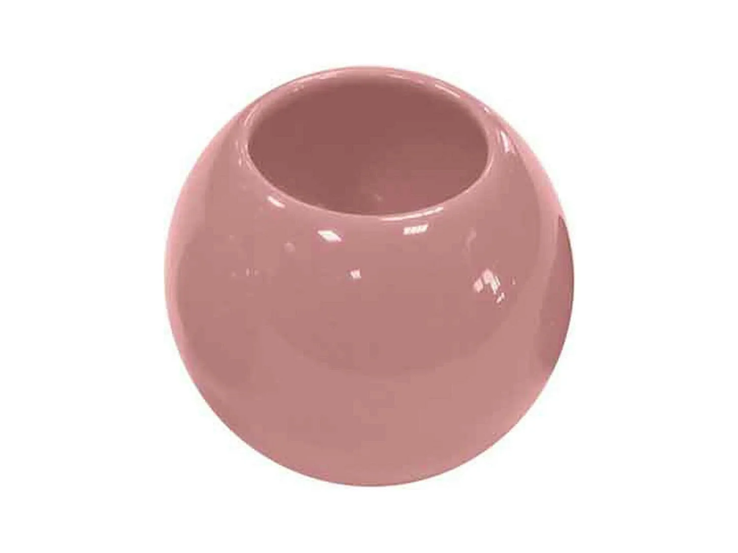 Gobelet de Salle de Bain "Bullea" 9cm Rose Poudré