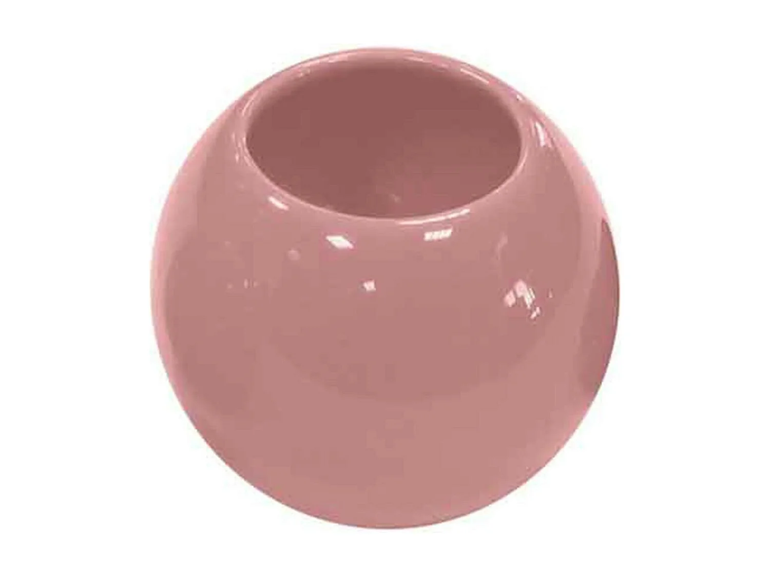 Gobelet de Salle de Bain "Bullea" 9cm Rose Poudré