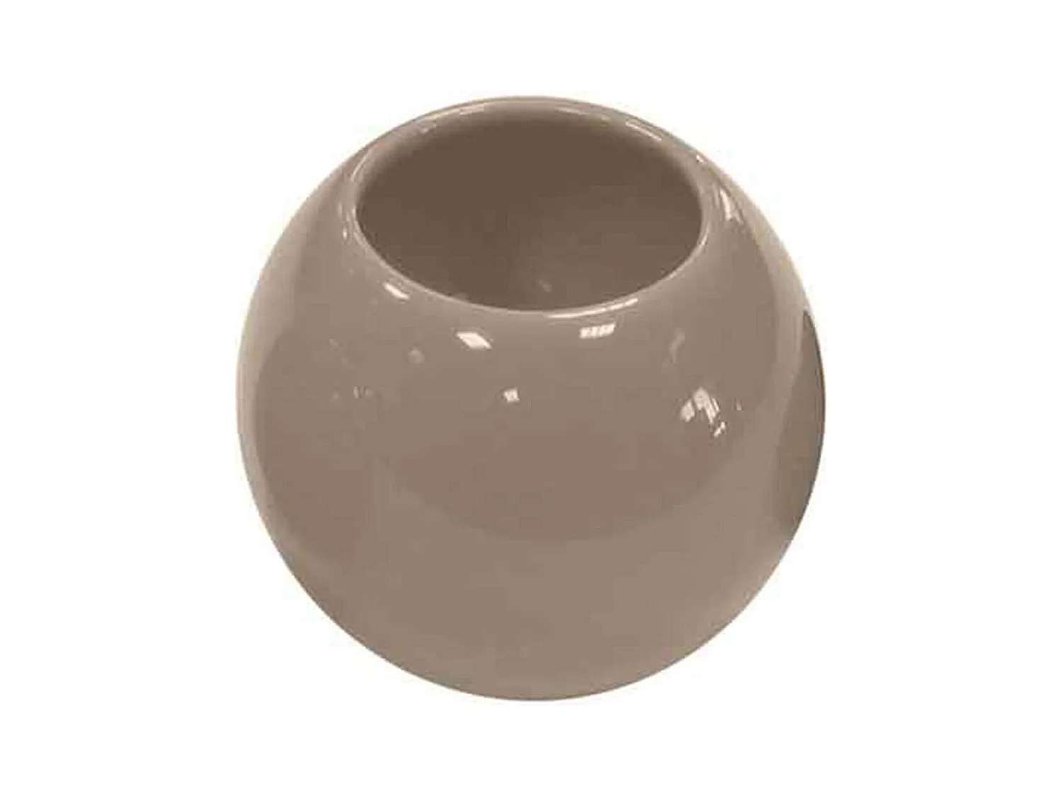 Gobelet de Salle de Bain "Bullea" 9cm Taupe