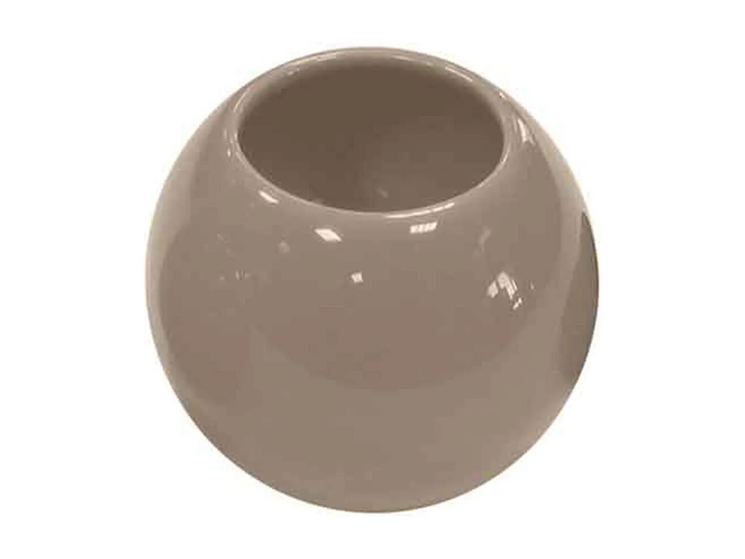 Gobelet de Salle de Bain "Bullea" 9cm Taupe