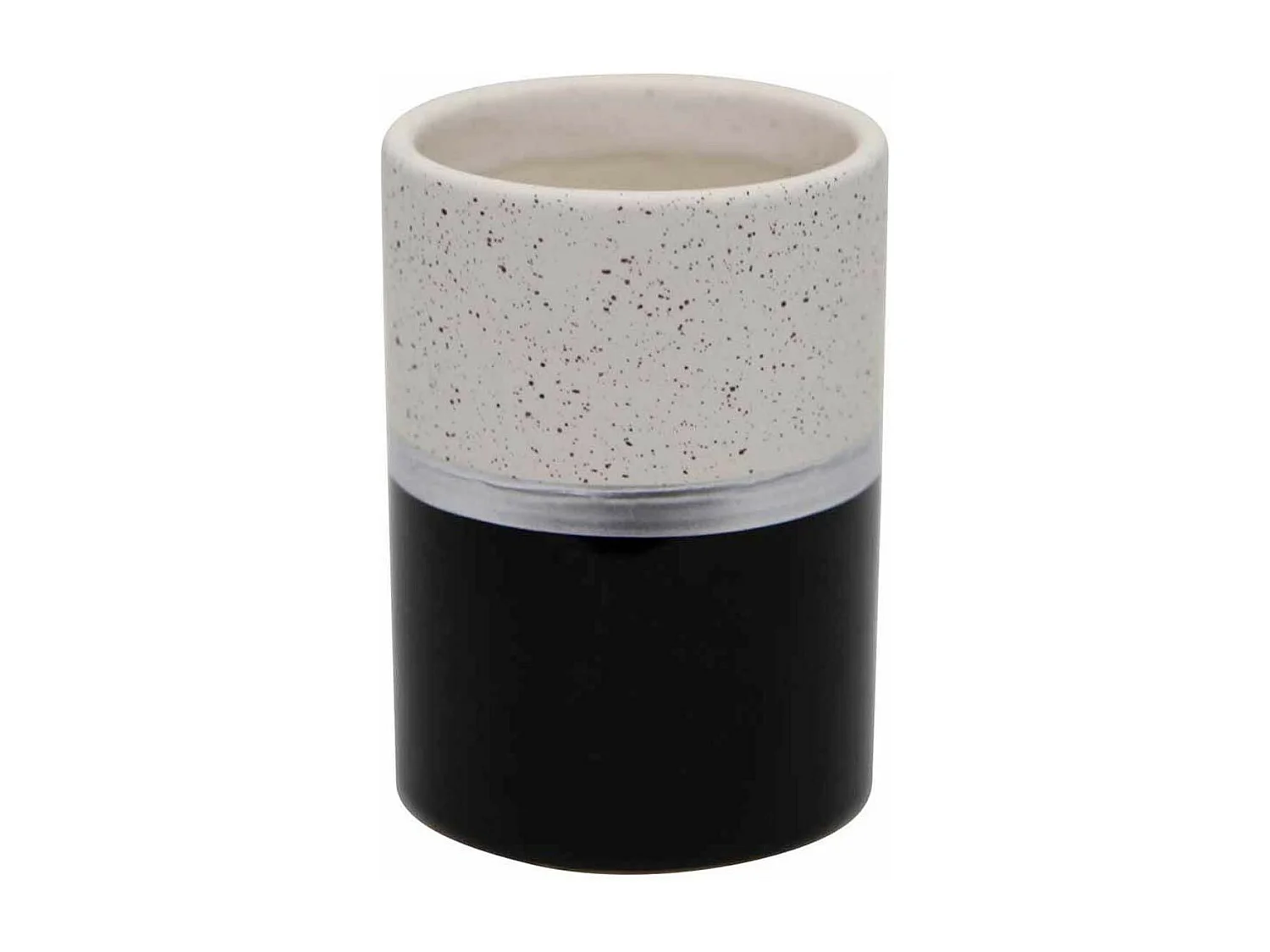 Gobelet Salle de Bain Design "Skyline" 10cm Noir