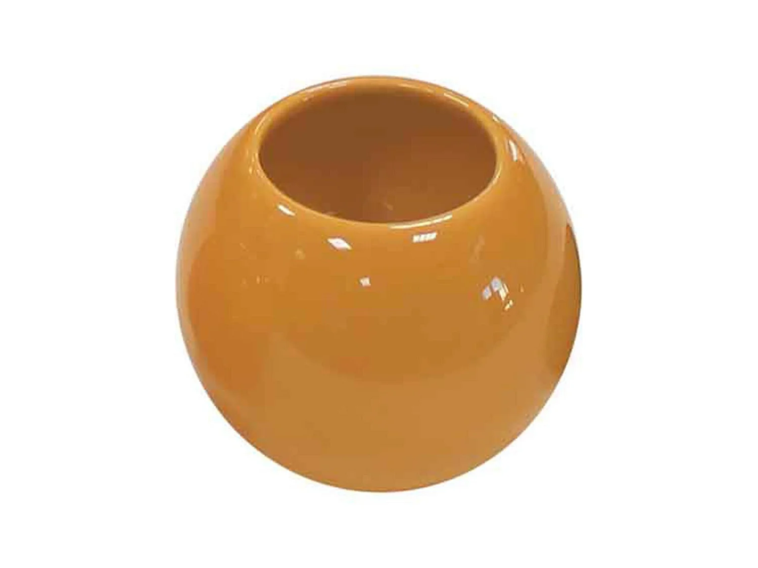 Gobelet de Salle de Bain "Bullea" 9cm Ocre