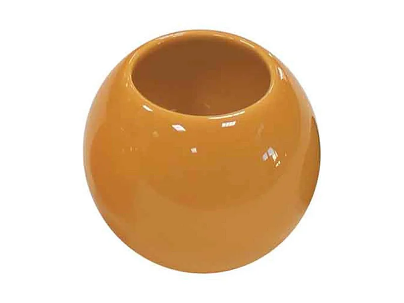 Gobelet de Salle de Bain "Bullea" 9cm Ocre