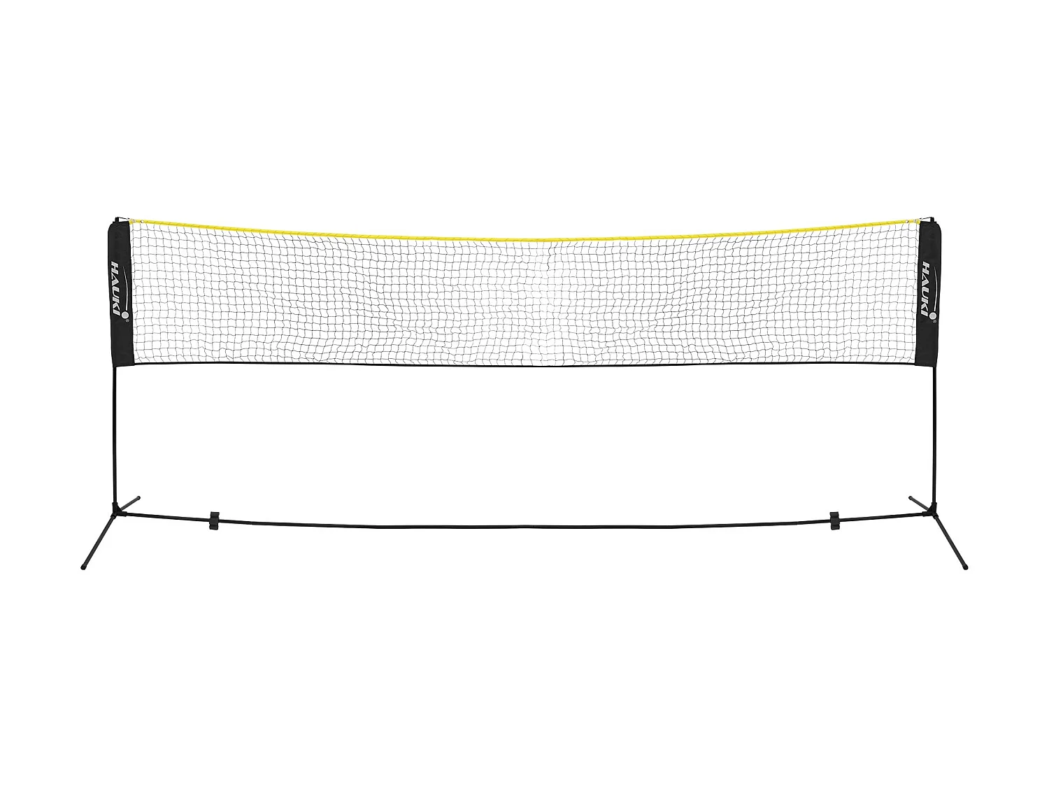 Red de bádminton de 4 m, red de voleibol/tenis negra portátil, altura de 156 cm