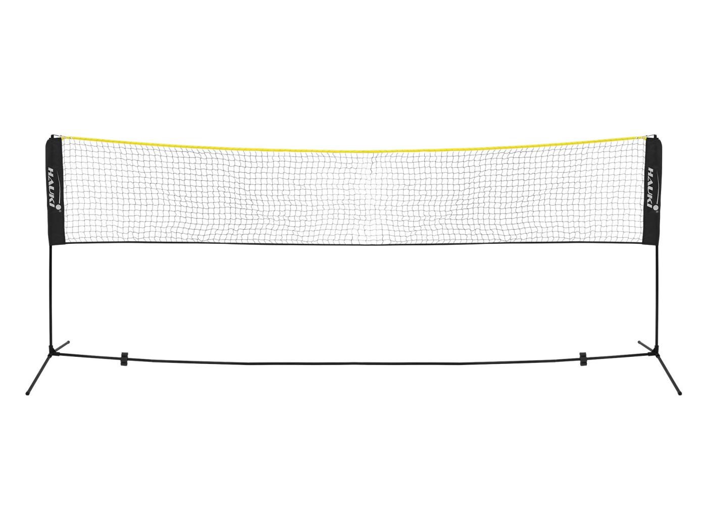 Filet de badminton 4m filet de volleyball/tennis noir portable hauteur 156cm