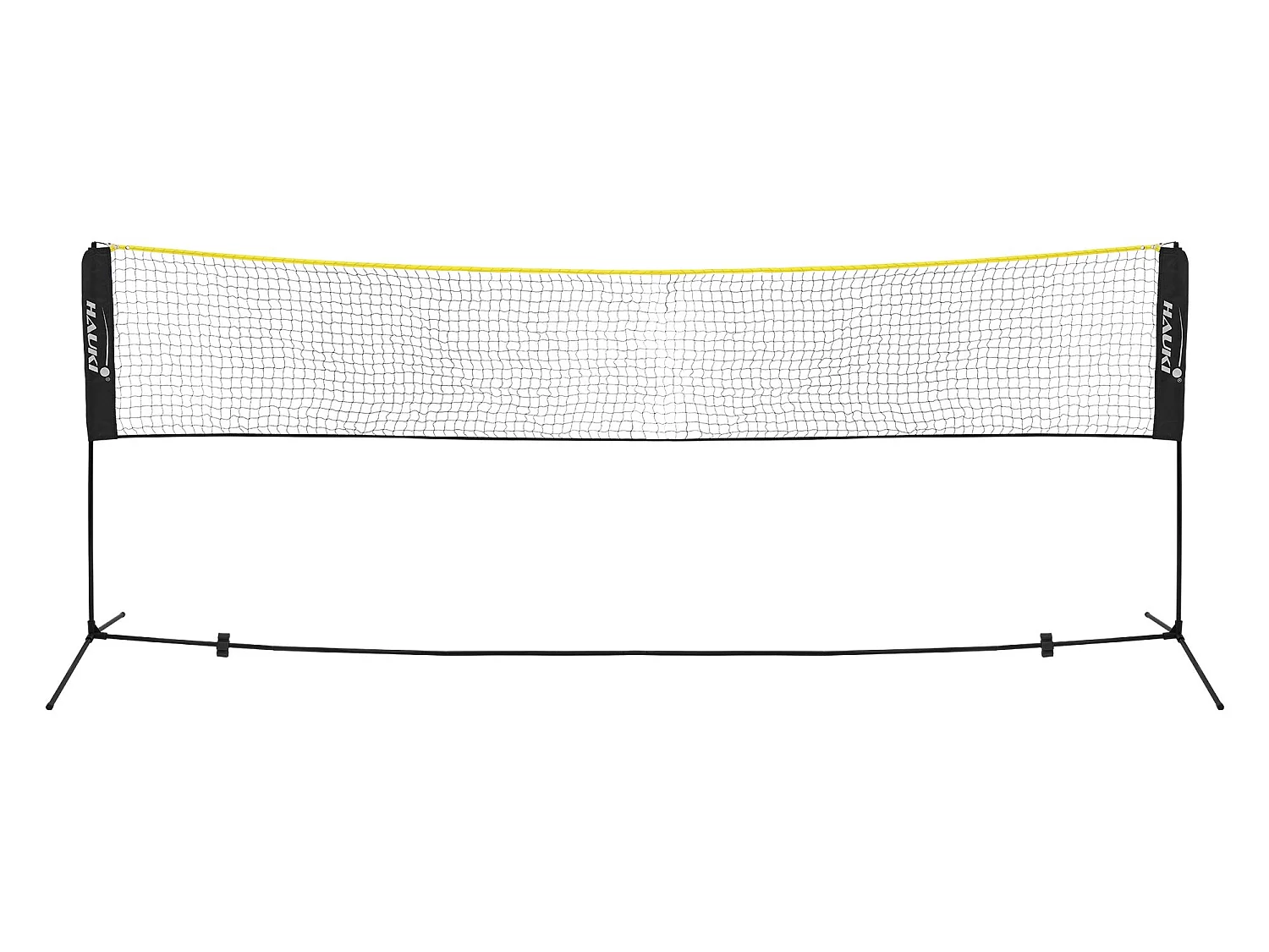 Rete da badminton da 4 m portatile nera rete da pallavolo/tennis altezza 156 cm
