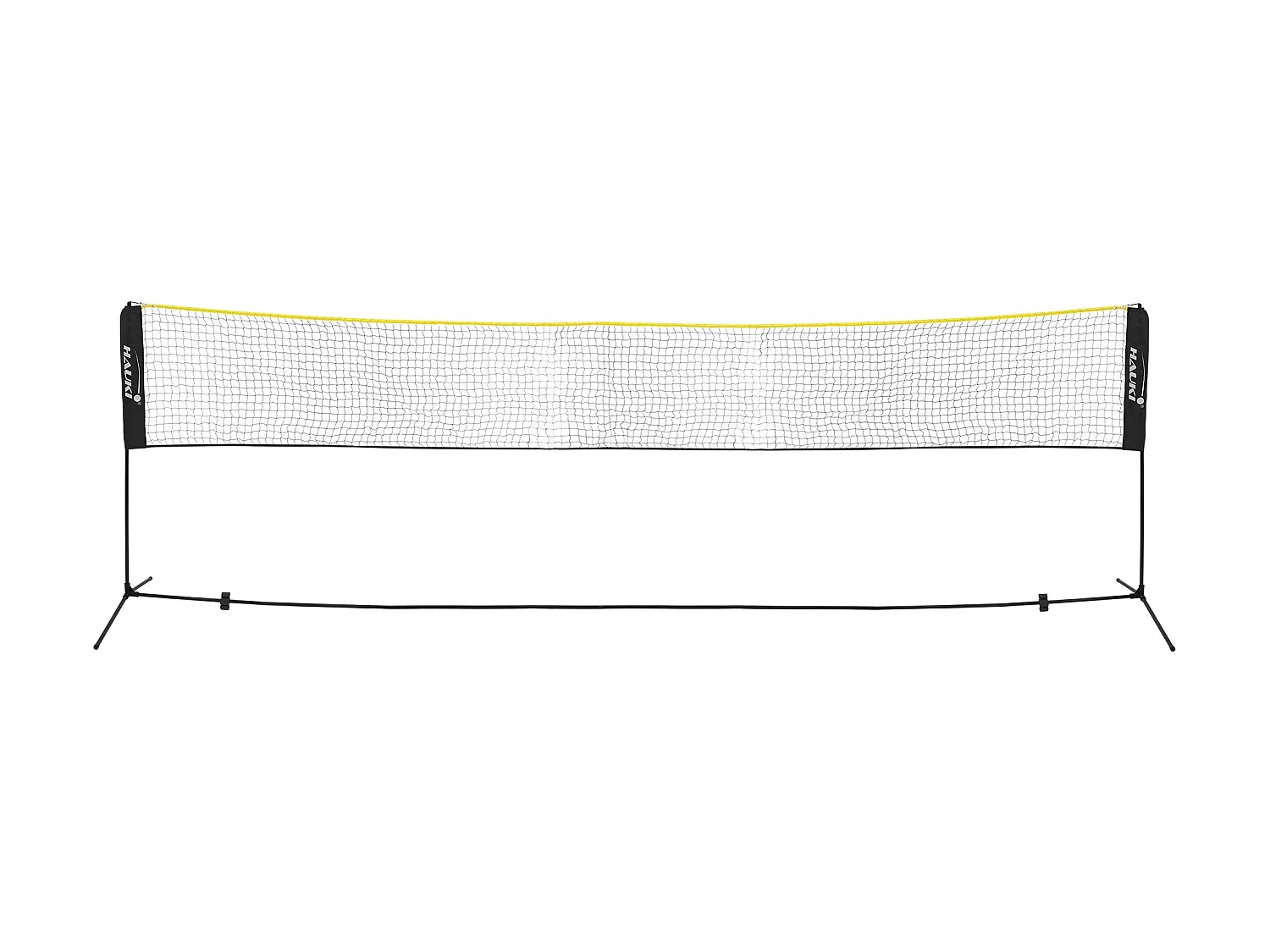 Red de bádminton de 5 m, red de voleibol/tenis negra portátil, altura de 155 cm