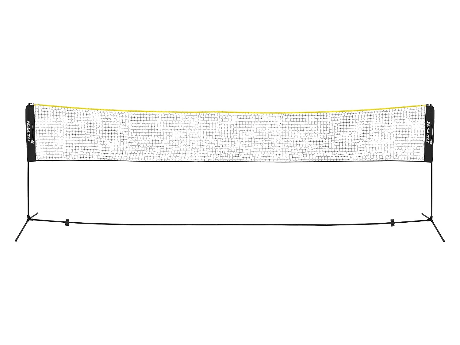 Filet de badminton 5m filet de volley-ball/tennis noir portable hauteur 155 cm