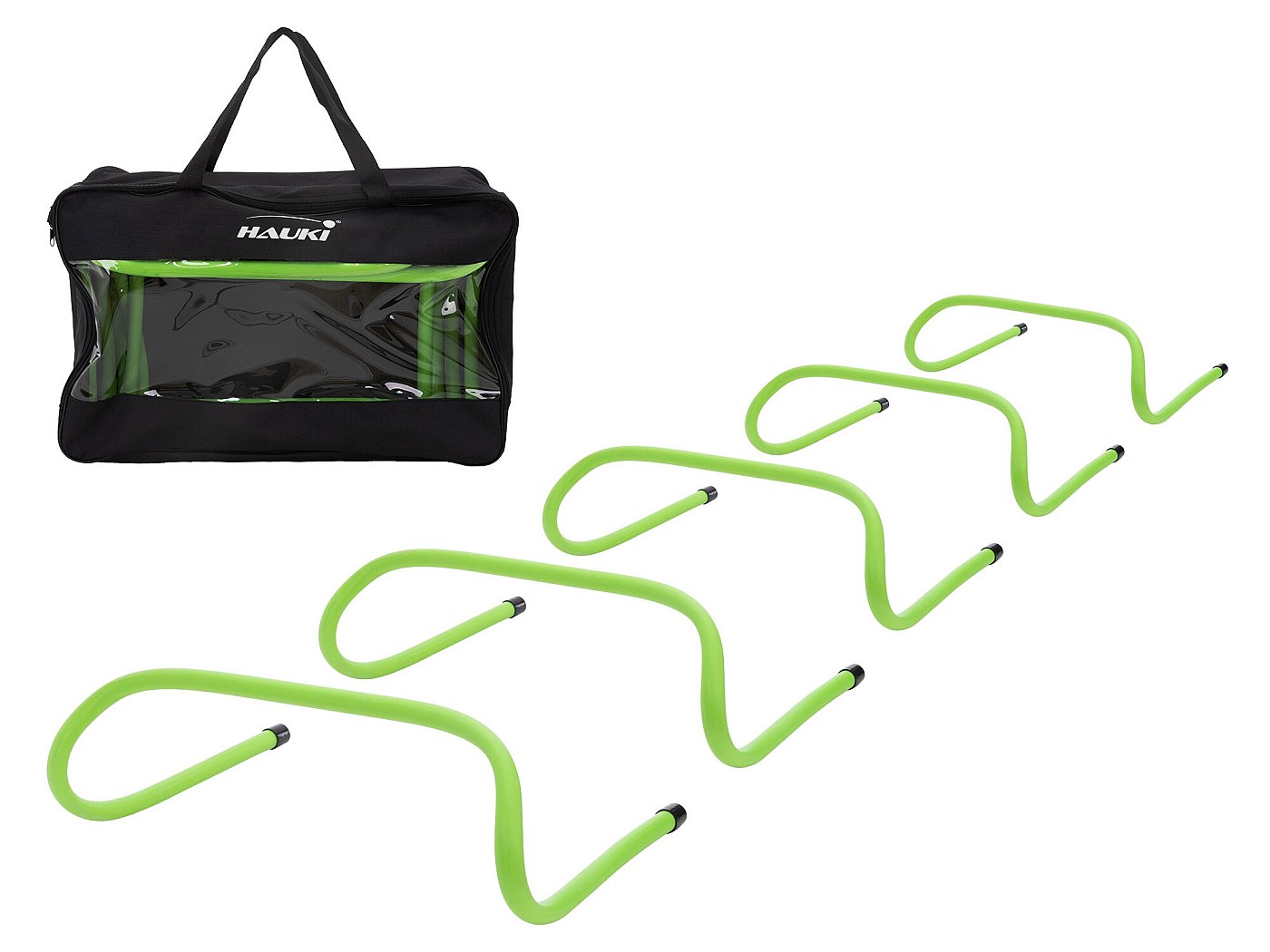 Set 4 Ostacoli Per Agilità Cani VA-Cerulean - Regolabili In Altezza, In PVC, Con Borsa Trasporto | Addestramento Animali Domestici - Foto 3