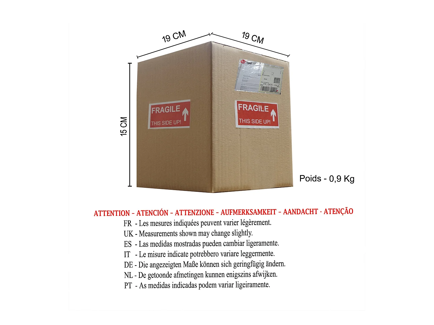 Suspensão TOSEL  BOLÉRO vidro cúpula castanho D18 x  H75  cm