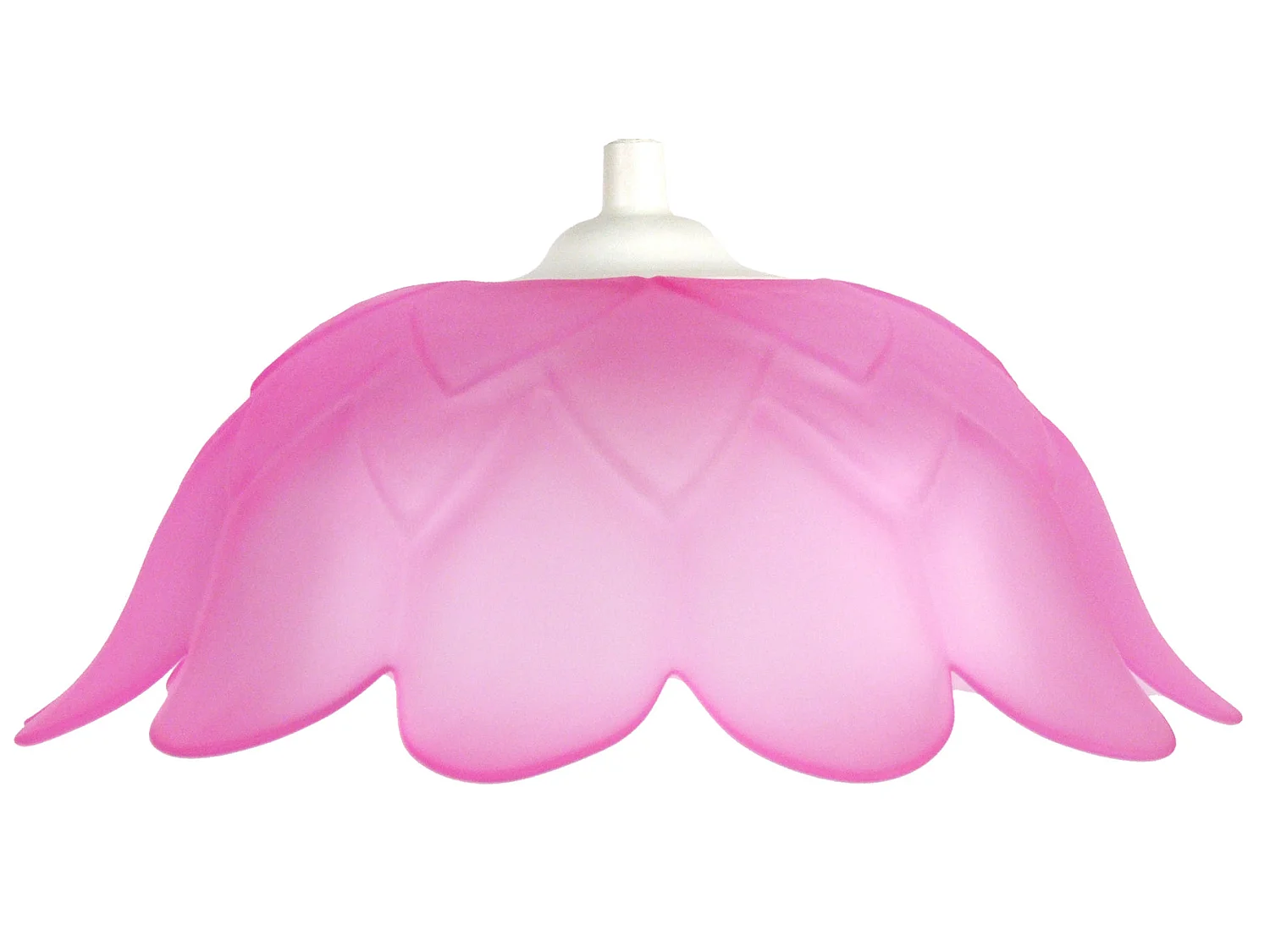 Lampadario a sospensione  vetro cupola appuntita  ESCAMAS rosa  D'20 cm