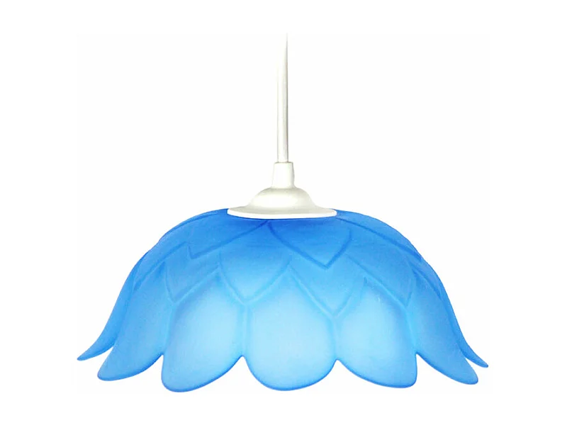 Suspensão TOSEL  ESCAMAS metal cilindro malva D20 x  H85  cm