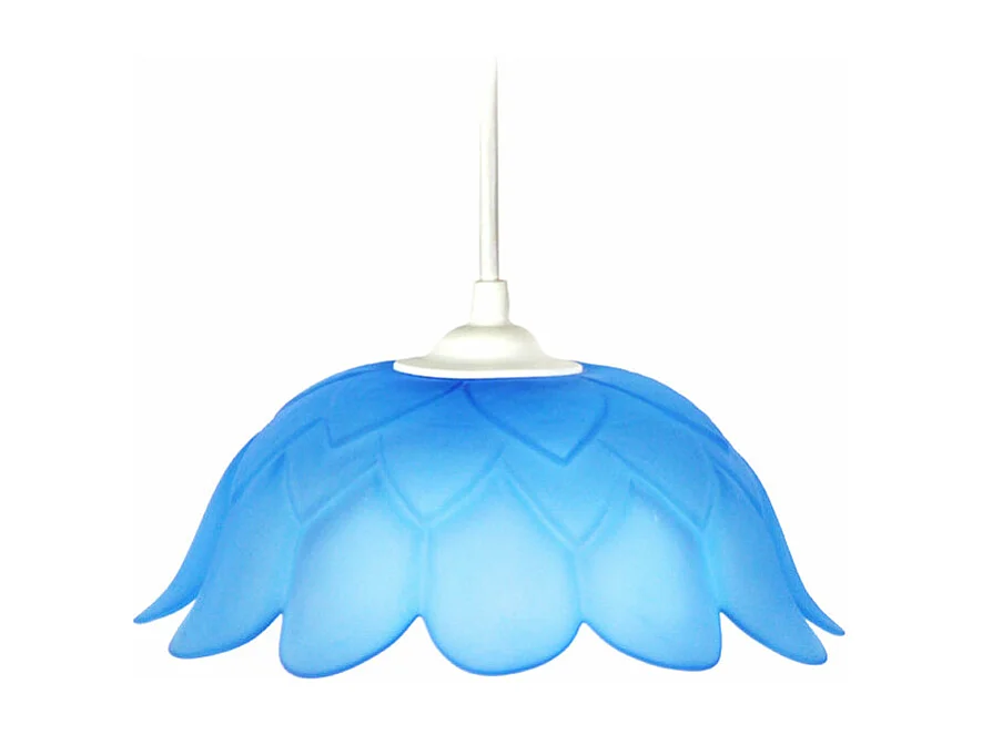 Suspensão TOSEL  ESCAMAS metal cilindro malva D20 x  H85  cm