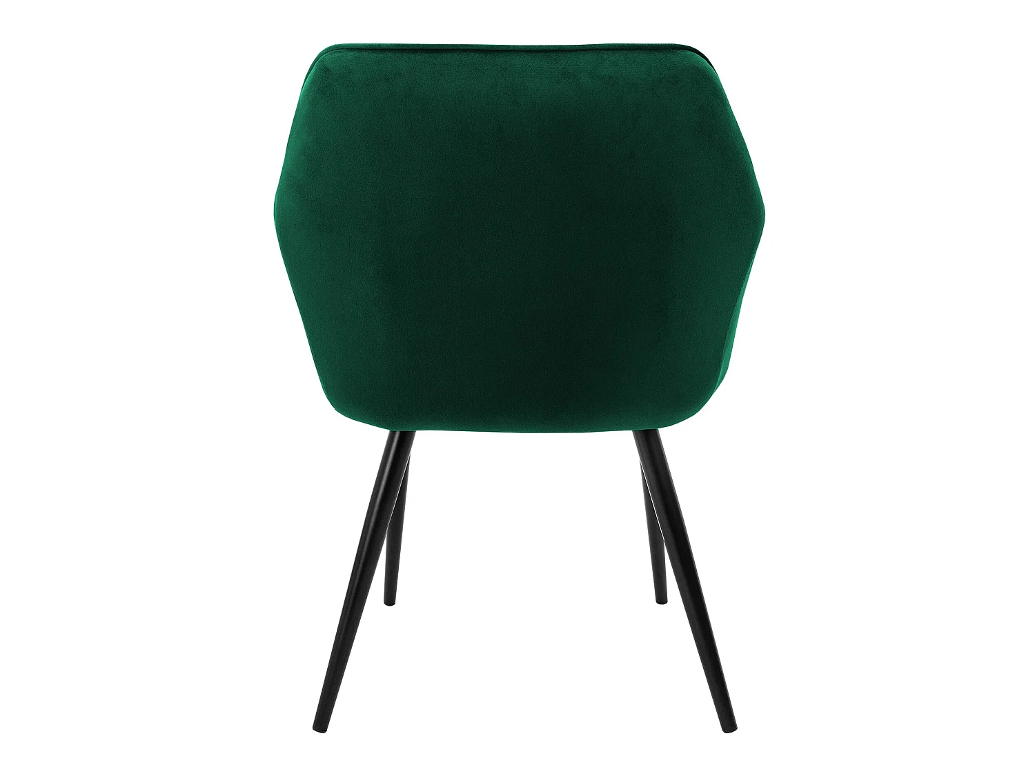 Conjunto de 2x sillas de comedor tapizadas en terciopelo sillones de salón verde ML-Design