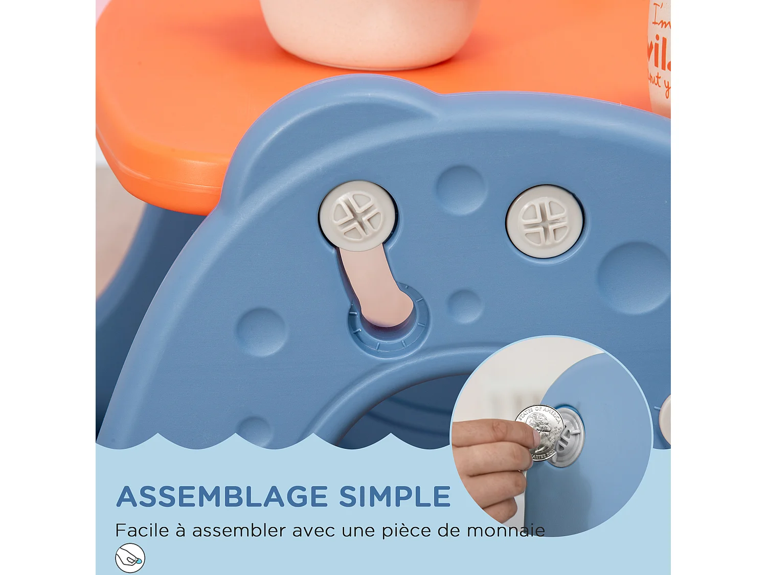 Bureau pupitre pour enfants avec tableau blanc - table à dessin - dim. 65L x 53l x 41H cm