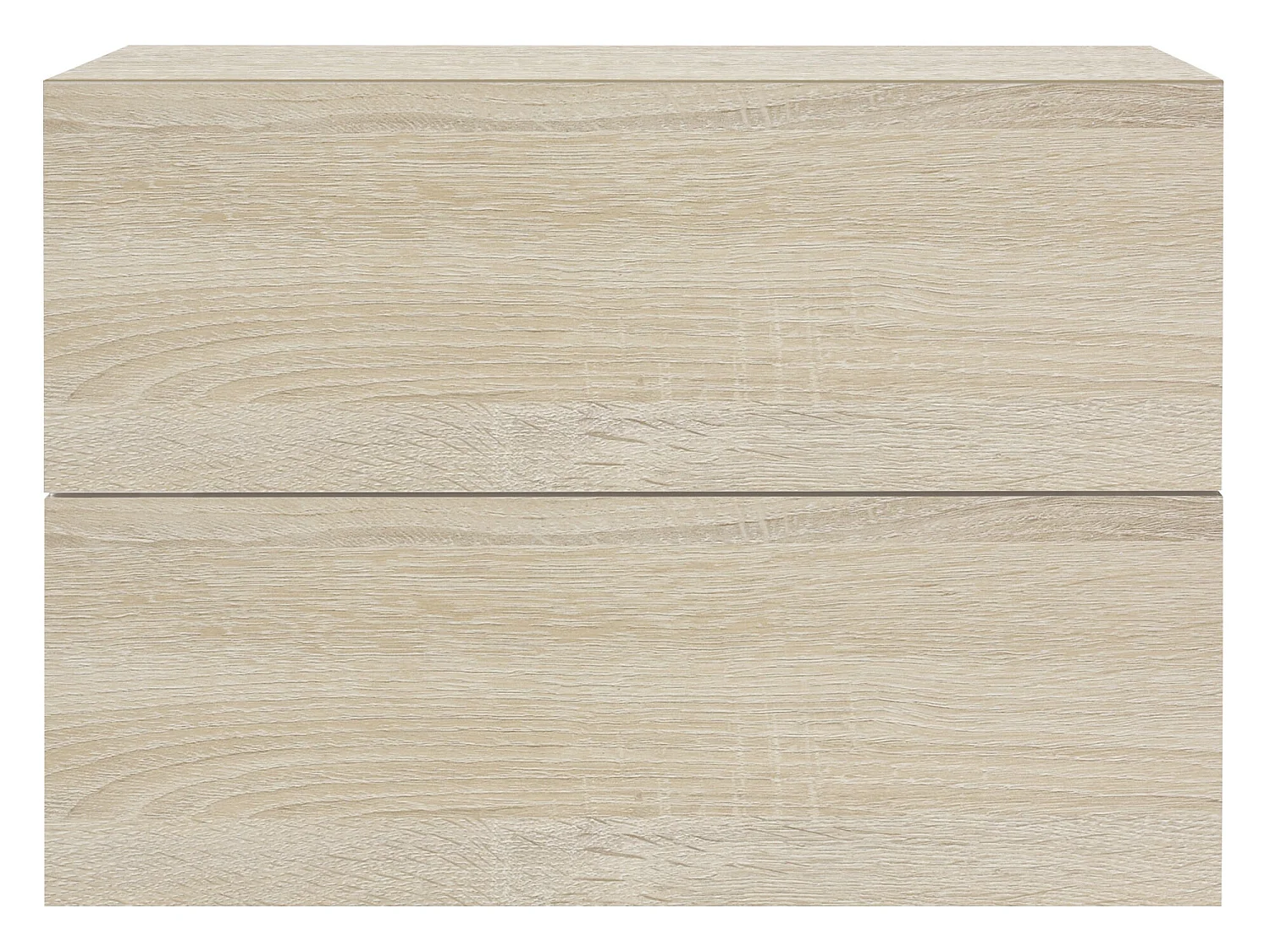 2x Comodino sospeso 2 cassetti comodino comodino rovere ML-DESIGN