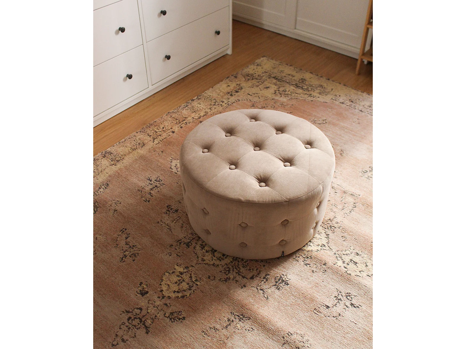Tapis en coton rose 160 x 230 cm MATARIM