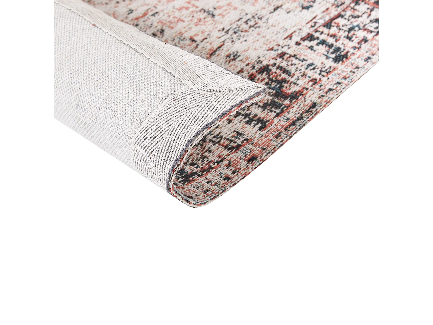 Vloerkleed katoen rood/beige 160 x 230 cm ATTERA