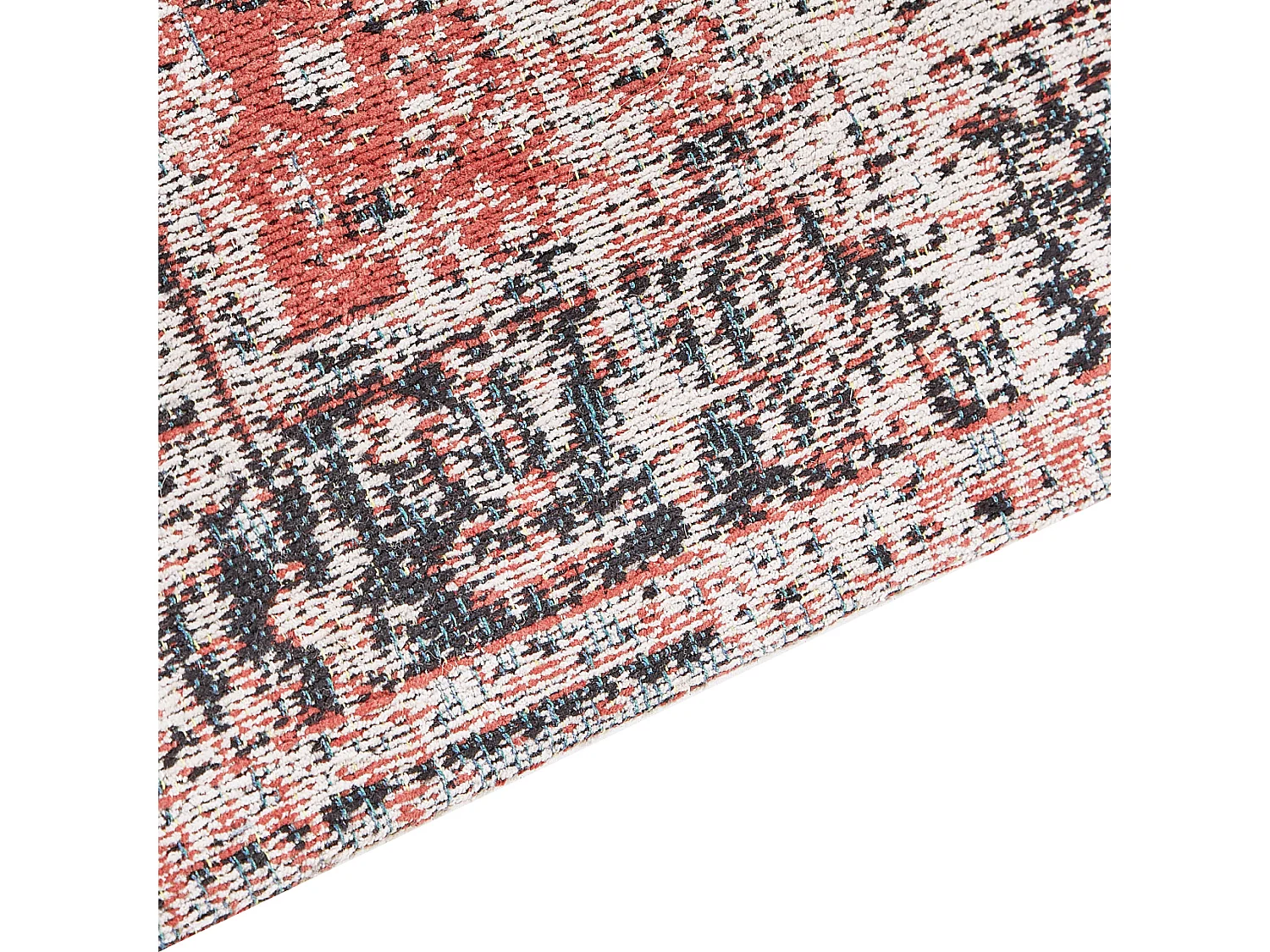 Vloerkleed katoen rood/beige 160 x 230 cm ATTERA