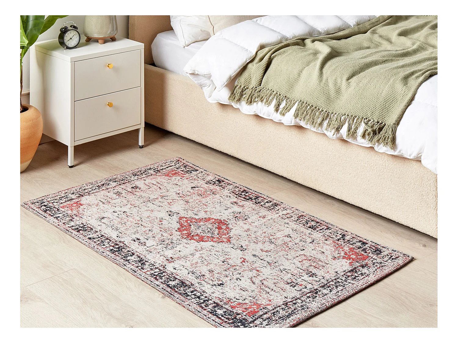 Tapis ATTERA Beige 80 x 150 cm Coton