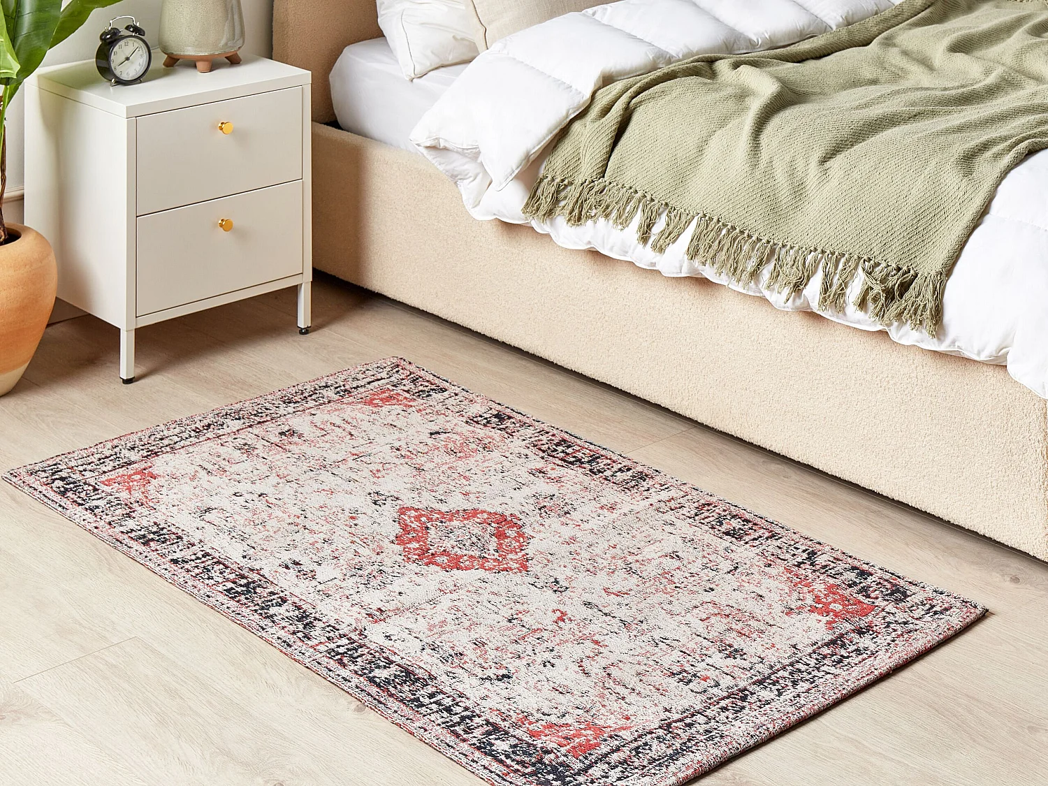 Tapis ATTERA Beige 80 x 150 cm Coton