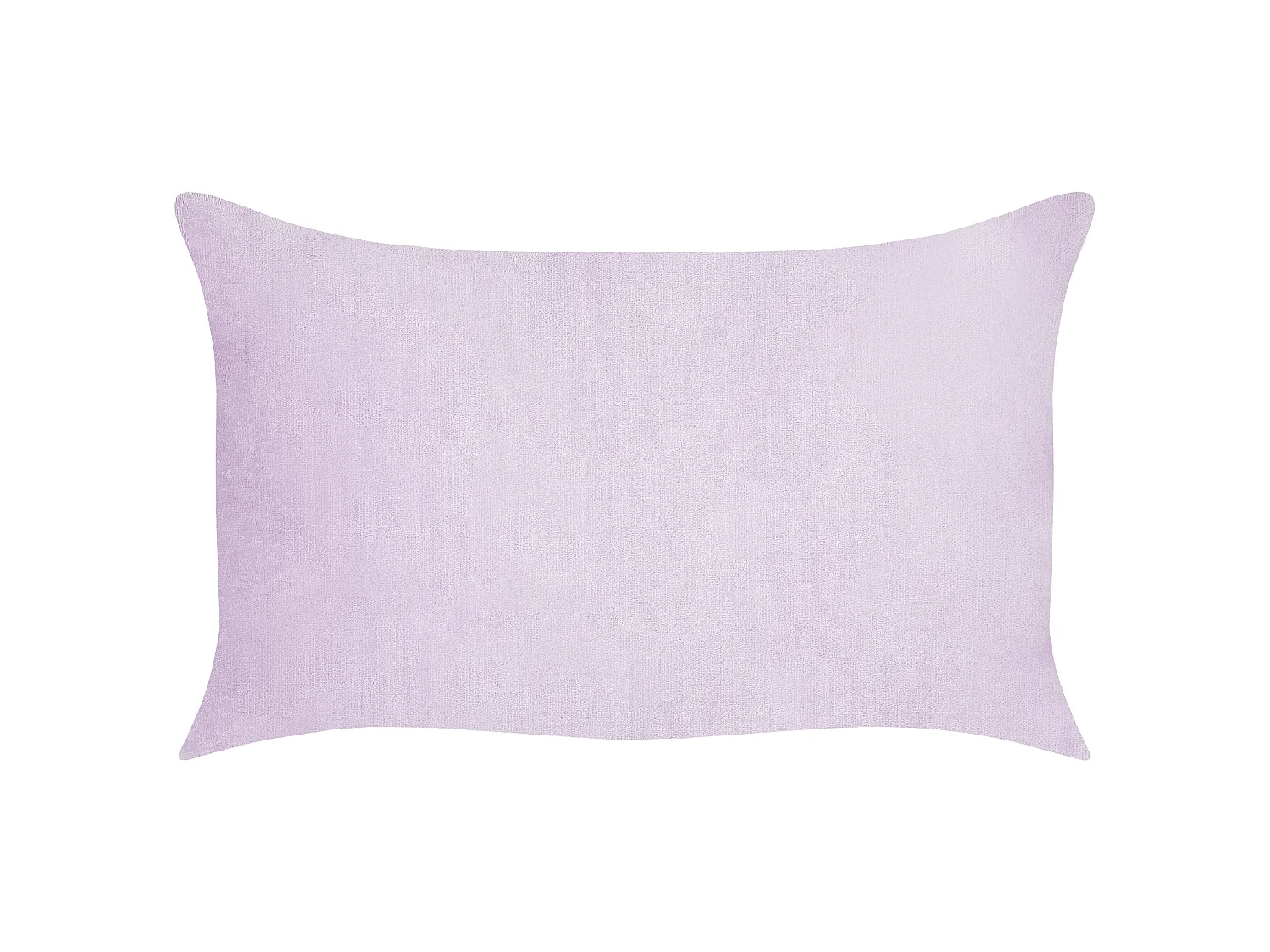 Lot de 2 coussins décoratifs MILLET Velours côtelé 30 x 50 cm Violet Motif géométrique